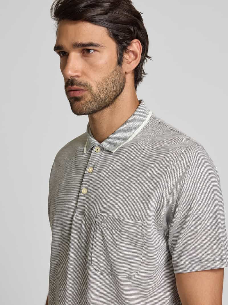 RAGMAN Regular fit poloshirt met borstzak