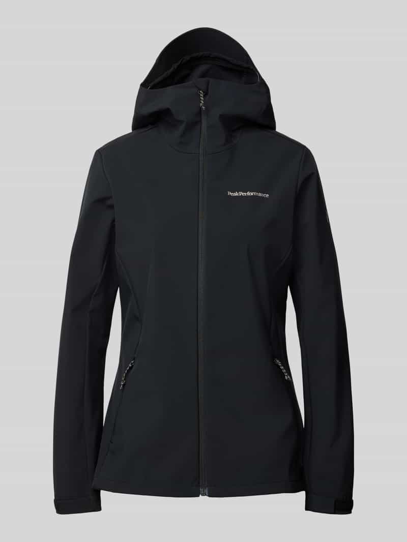 Peak Performance Softshell-jack met labelstitching model 'Explore'