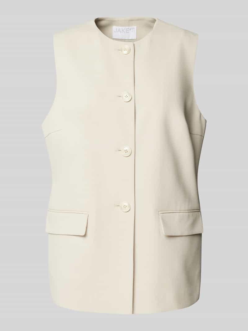 Gilet met ronde hals