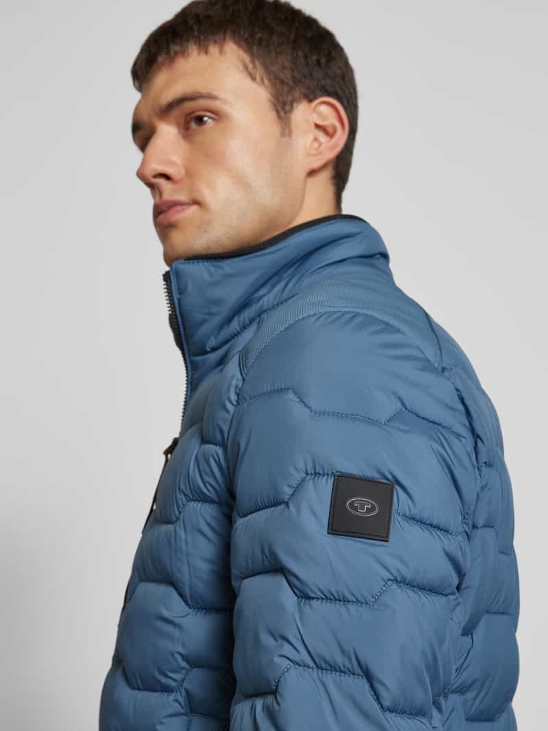 Tom Tailor Regular fit gewatteerd jack met opstaande kraag