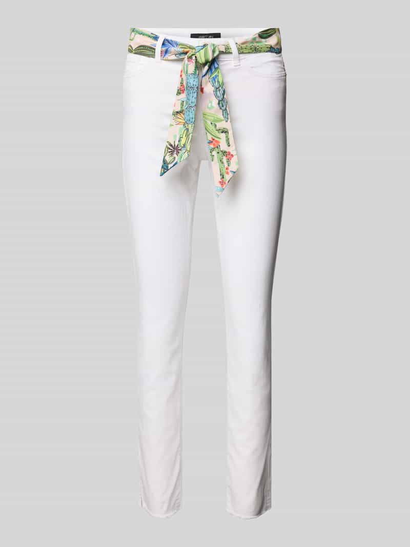 Marc Cain Jeans met stoffen riem