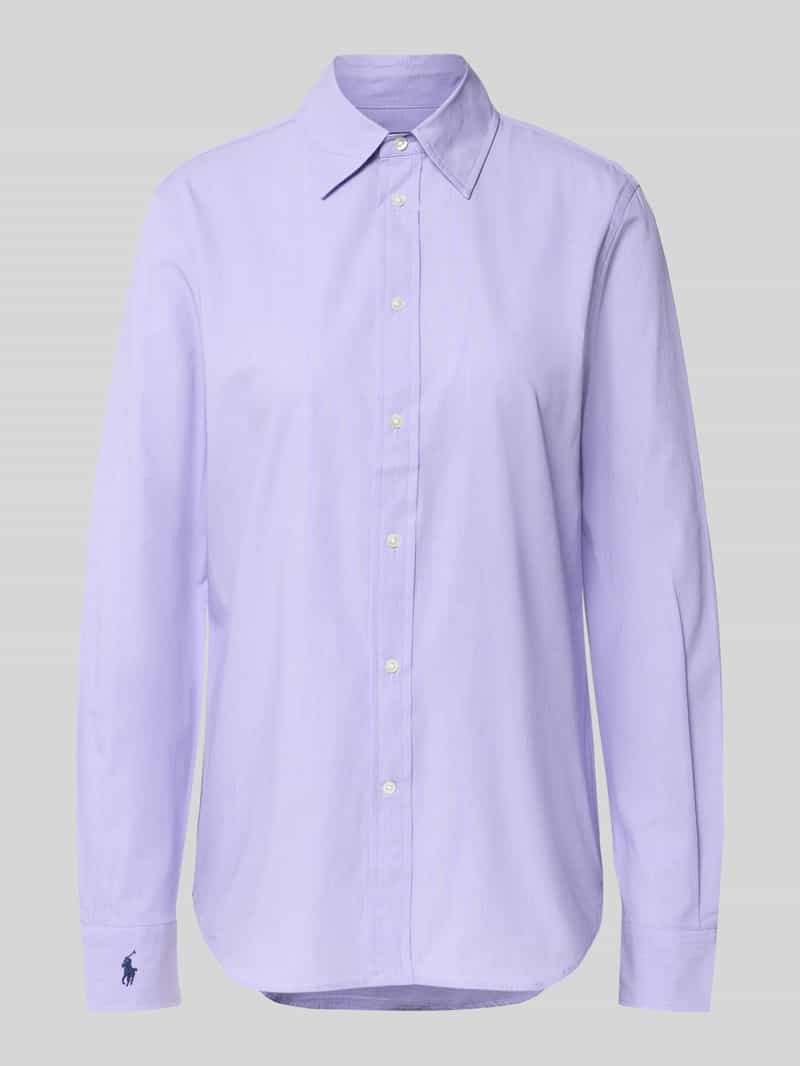 Polo Ralph Lauren Regular fit overhemdblouse met logostitching