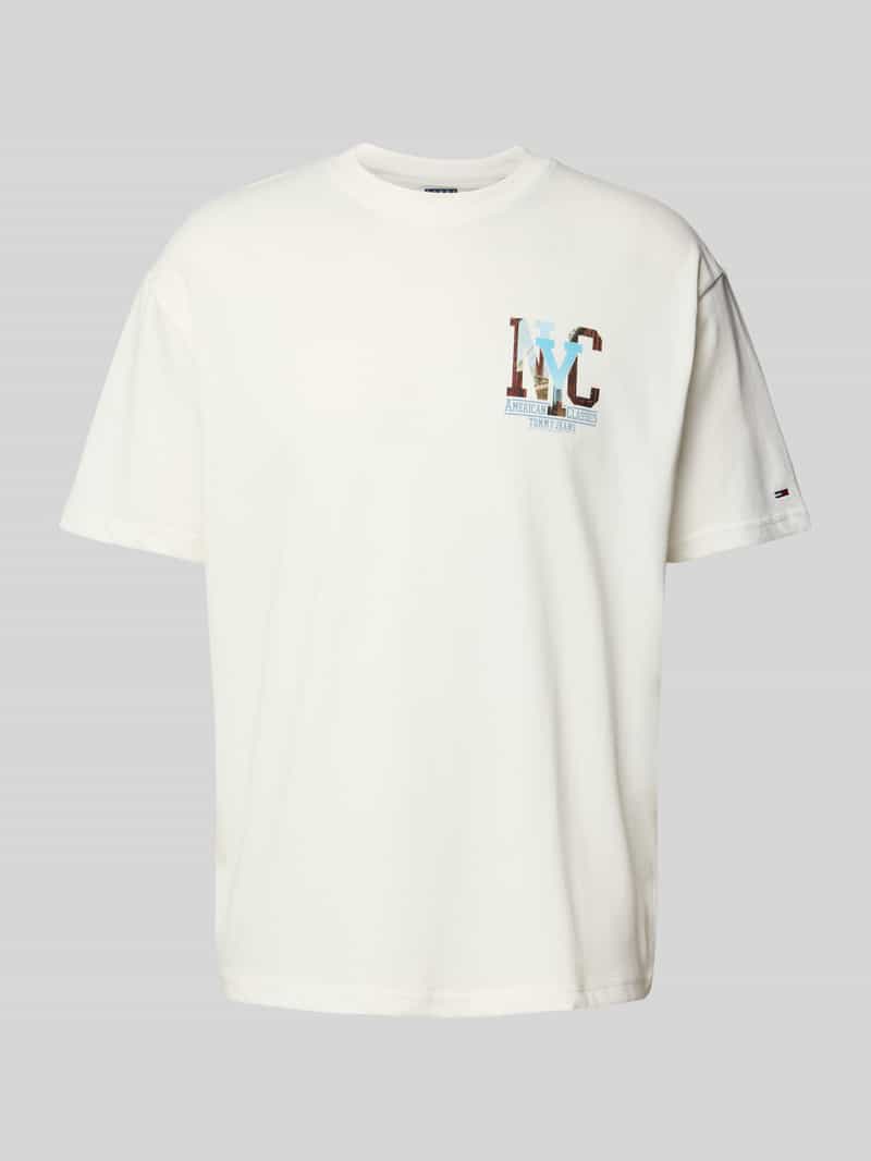 Tommy Jeans Regular fit T-shirt van puur katoen