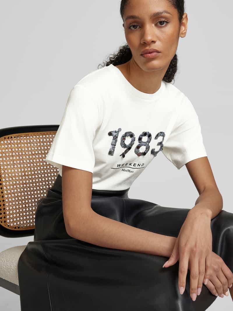 Weekend Max Mara T-shirt met ronde hals model 'CABINA'