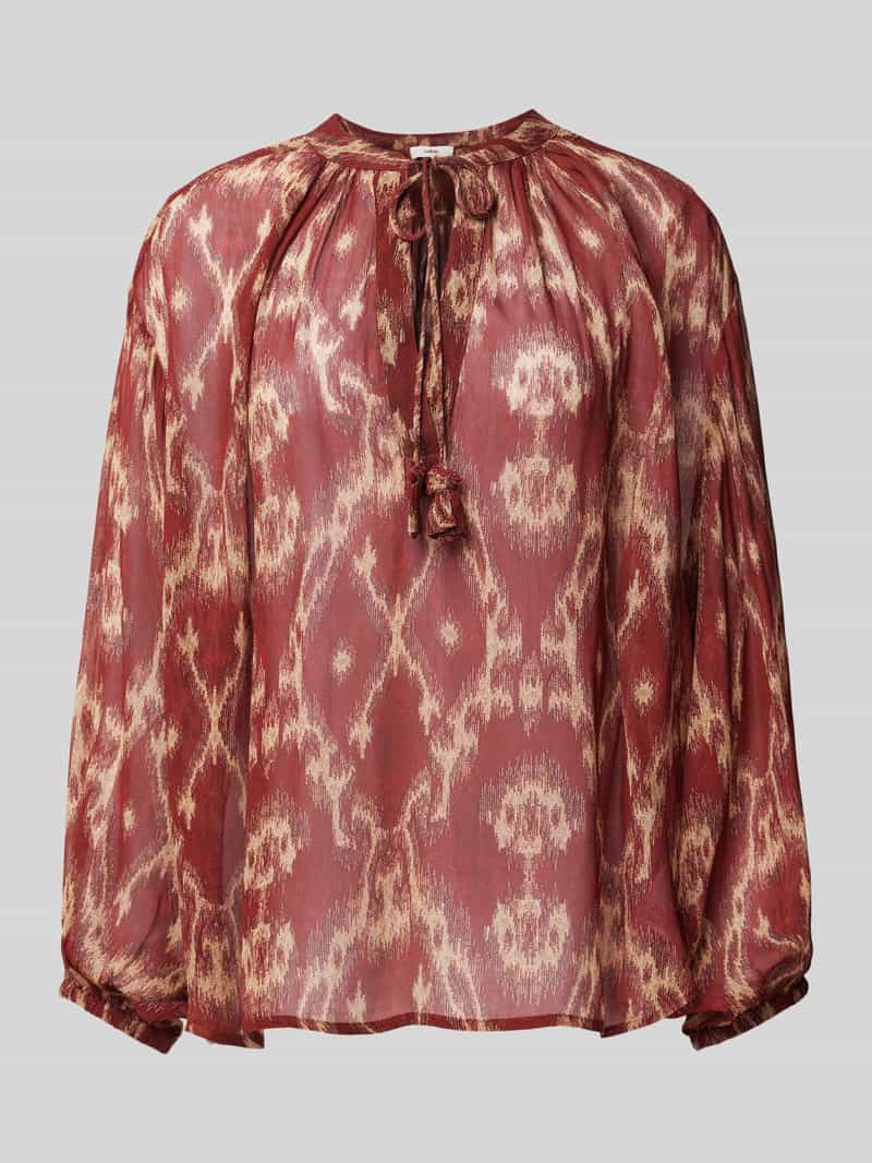 Bash Relaxed fit blouse met druppelvormige hals model 'MENAELLE'