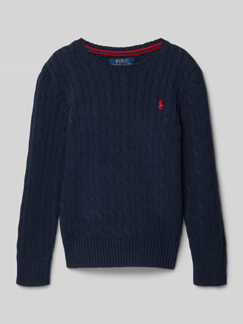 Polo Ralph Lauren Teens Gebreide pullover met kabelpatroon