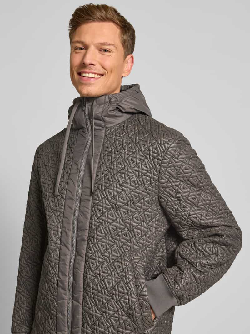 Armani Exchange Blouson met tweewegsritssluiting en opstaande kraag