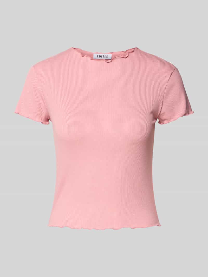 T-shirt met ronde hals, model 'Randi'