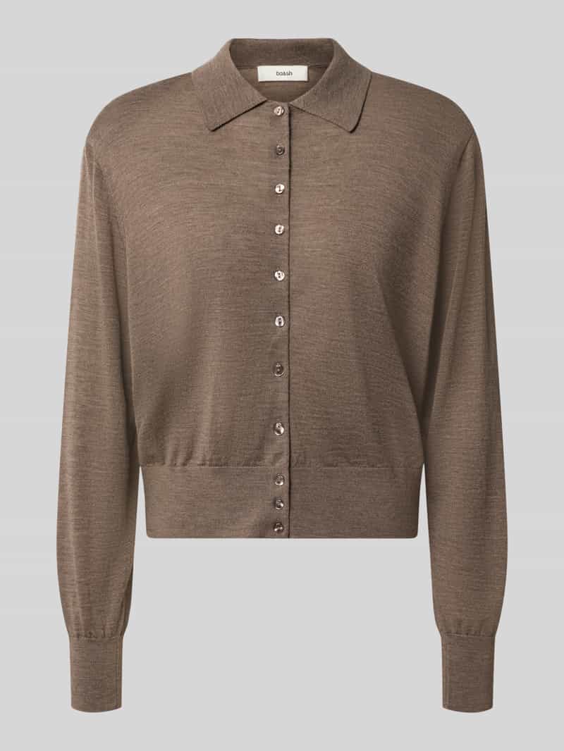 BA&SH Regular fit cardigan van pure wol model 'BOSTON'
