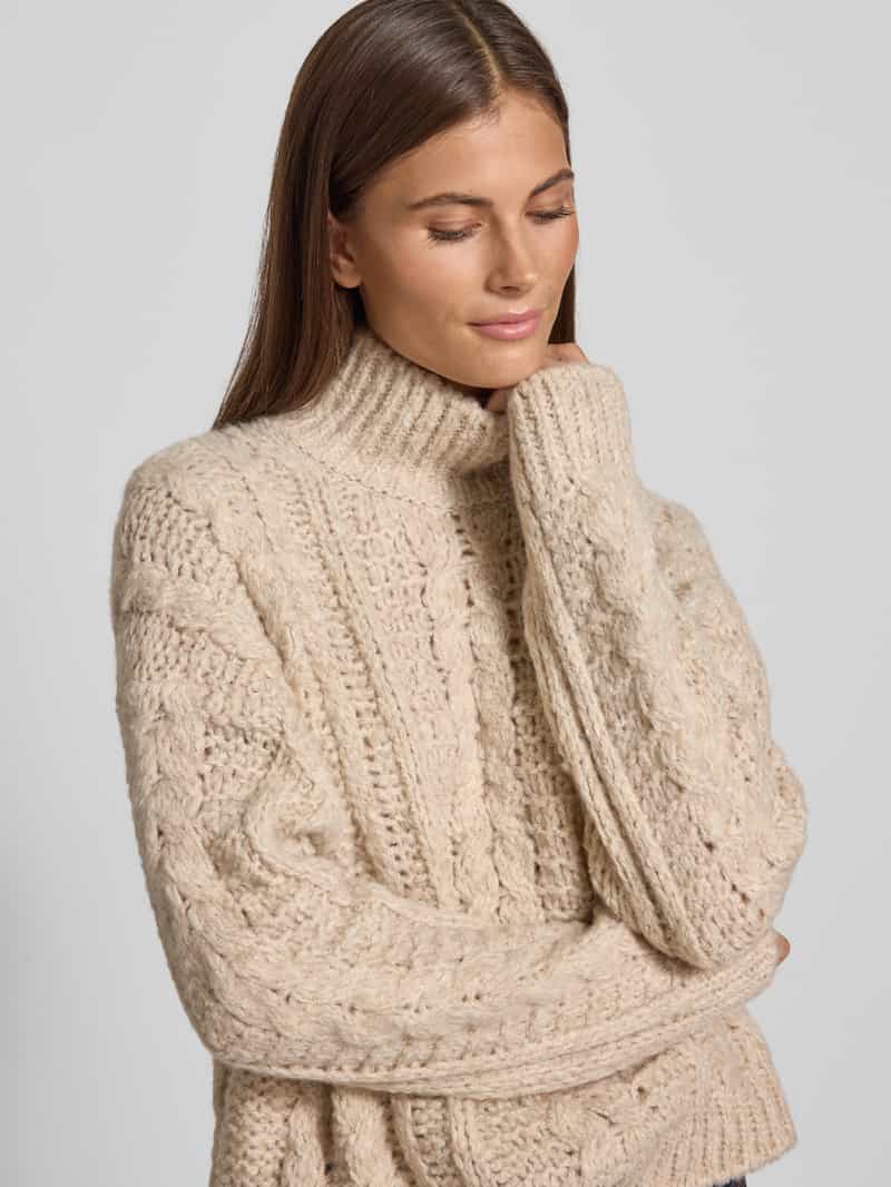 Marc O'Polo Oversized pullover van een mix van alpaca en katoen