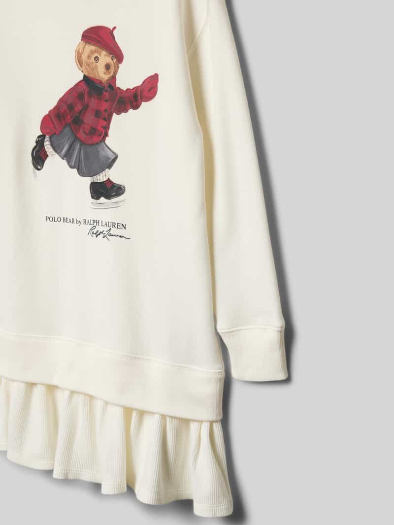 Polo Ralph Lauren Kids Sweatjurk met ribboorden