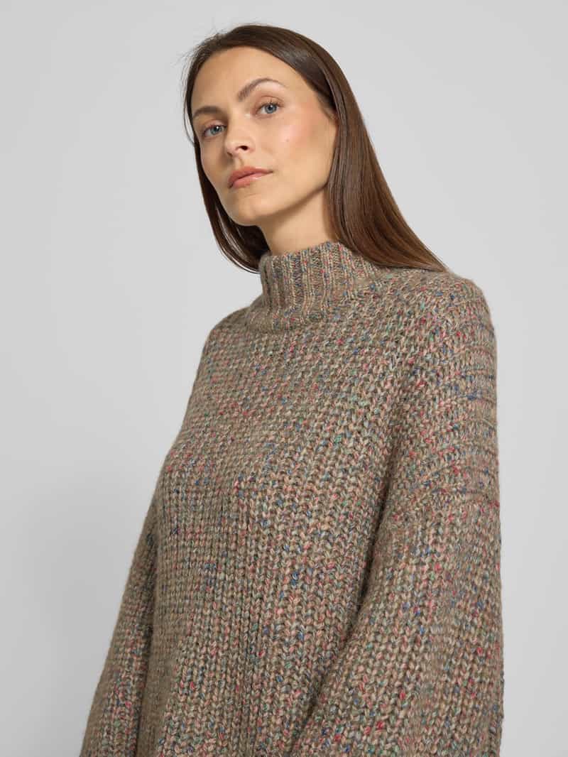 Jake*s Casual Gebreide pullover met opstaande kraag