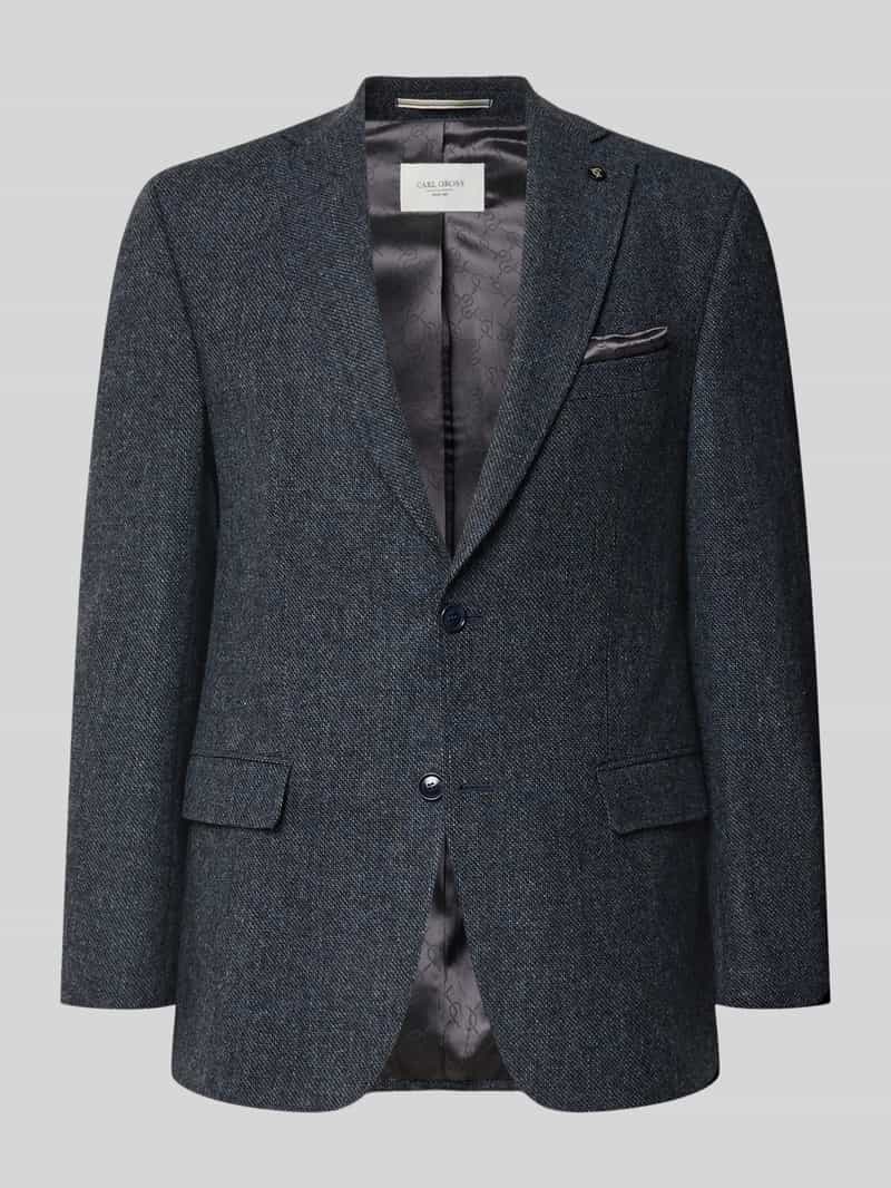 Carl gross Slim fit colbert met viscose model 'Theo'