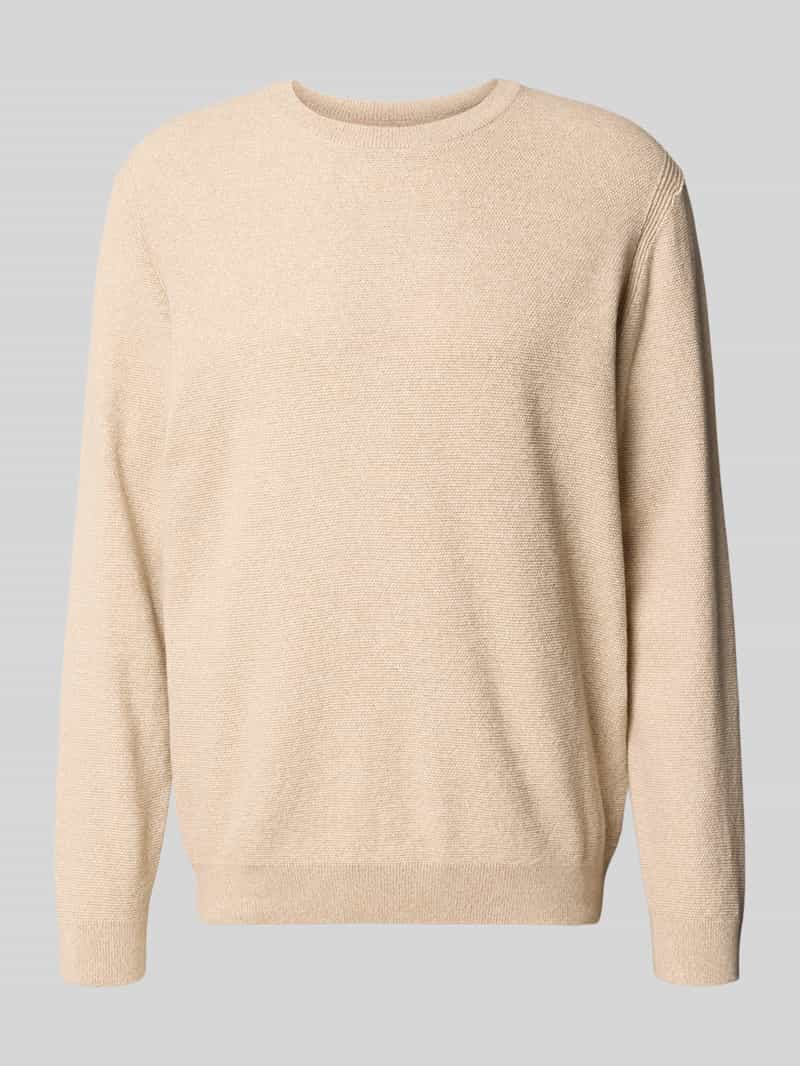 Tom Tailor Regular fit gebreide pullover van zuiver katoen