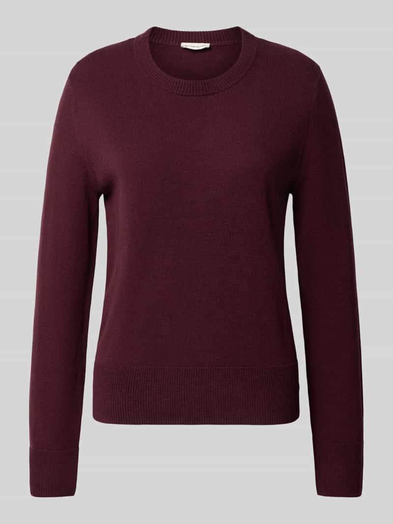 Tom Tailor Regular fit gebreide pullover van een mix van katoen en kasjmier
