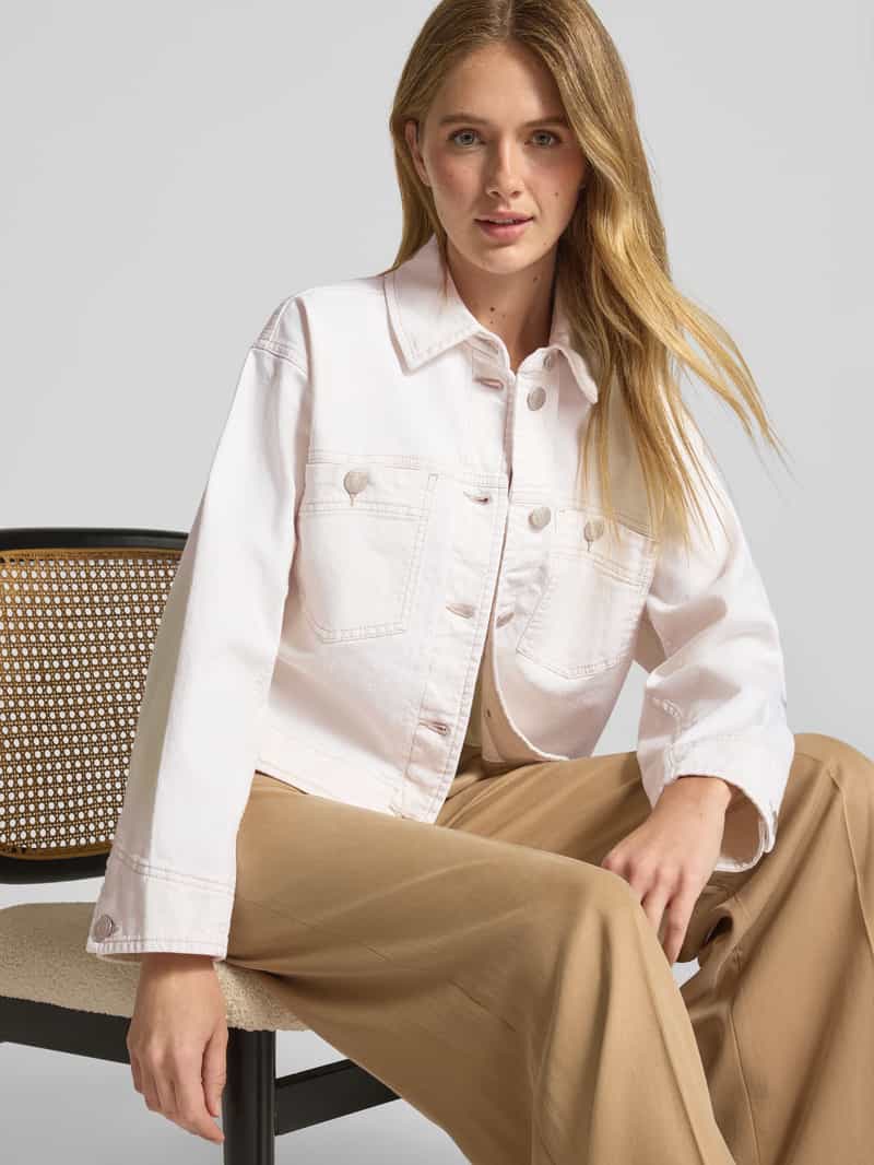 Opus Jeansjack met borstzakken model 'Hodeo'