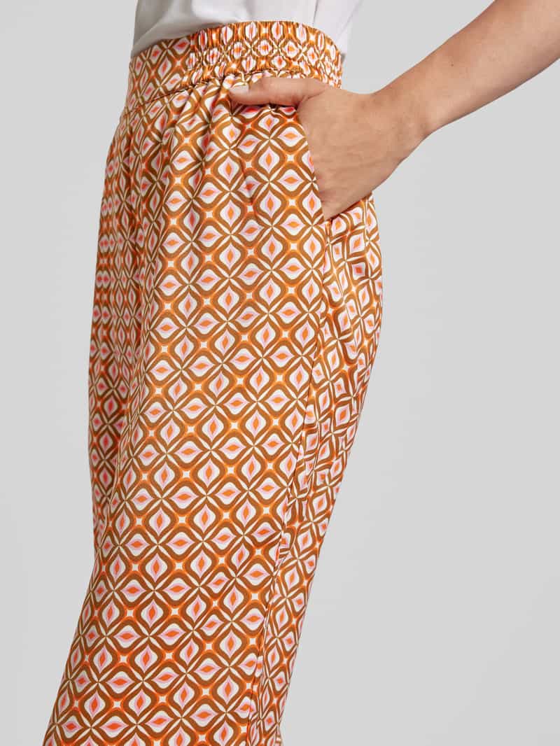 Christian Berg Woman Selection Flared stoffen broek in retrolook