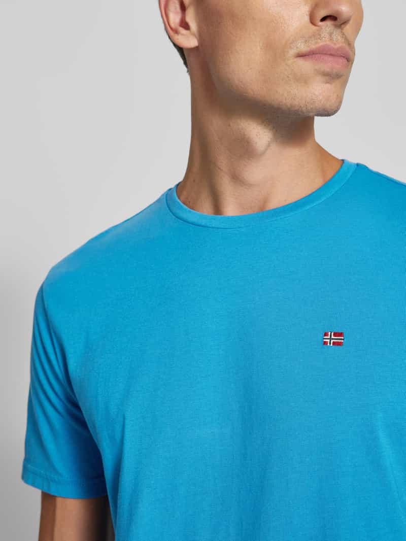 Napapijri T-shirt met logostitching model 'SALIS'