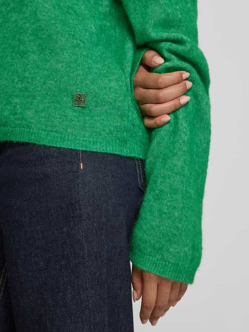 MOS MOSH Gebreide pullover met ronde hals model 'Mape'