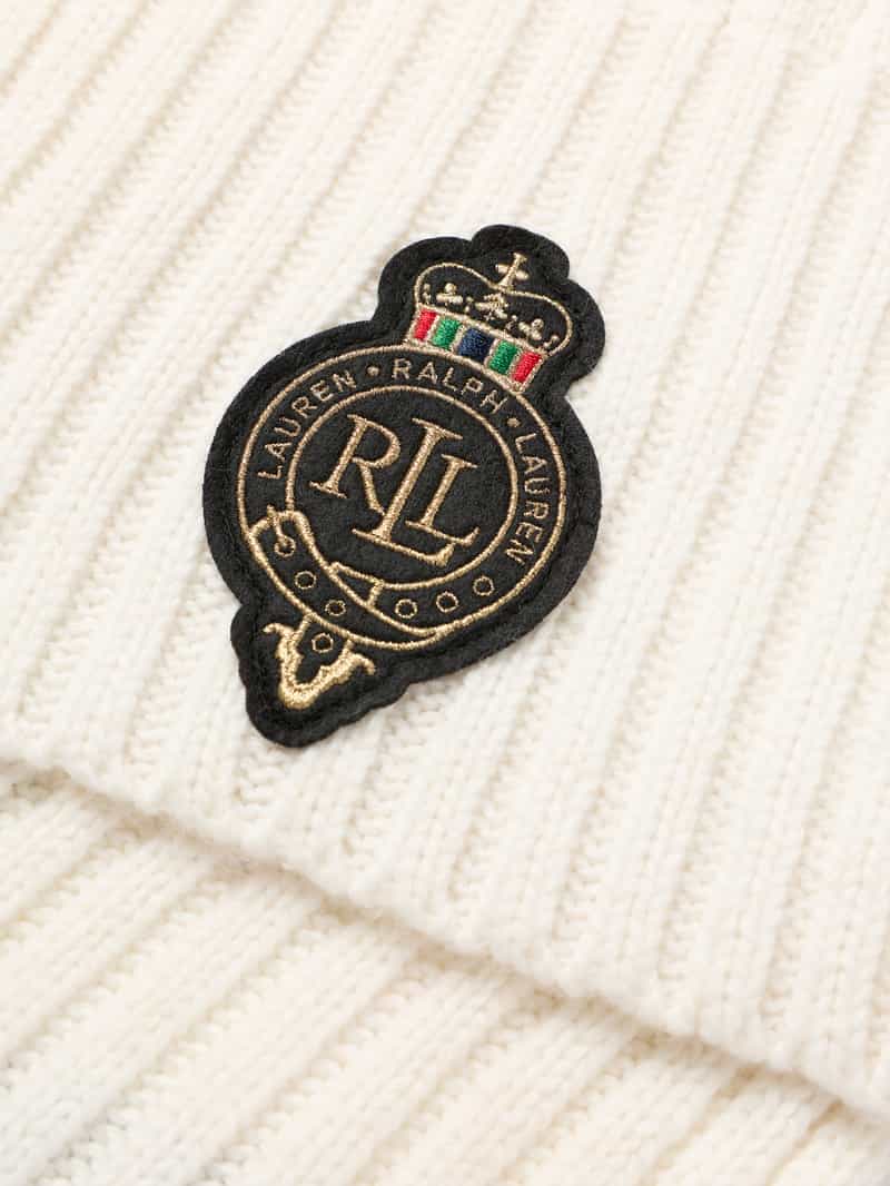 Lauren Ralph Lauren Sjaal met labeldetail