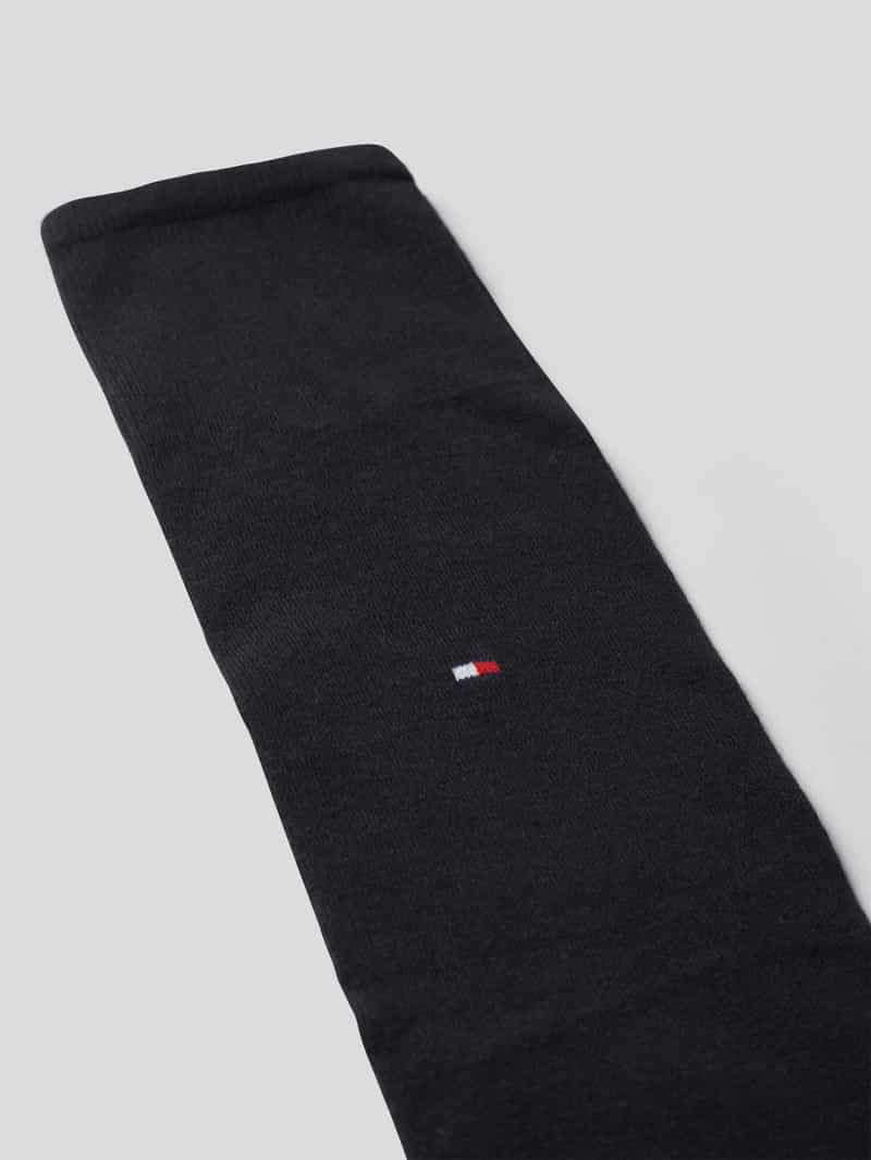 Tommy Hilfiger Kniekousen van een mix van katoen en elastaan met logomotief