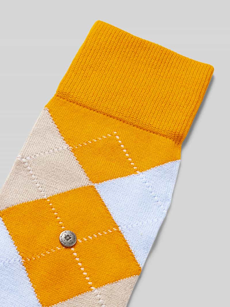 Burlington Sokken met labelapplicatie model 'MANCHESTER'