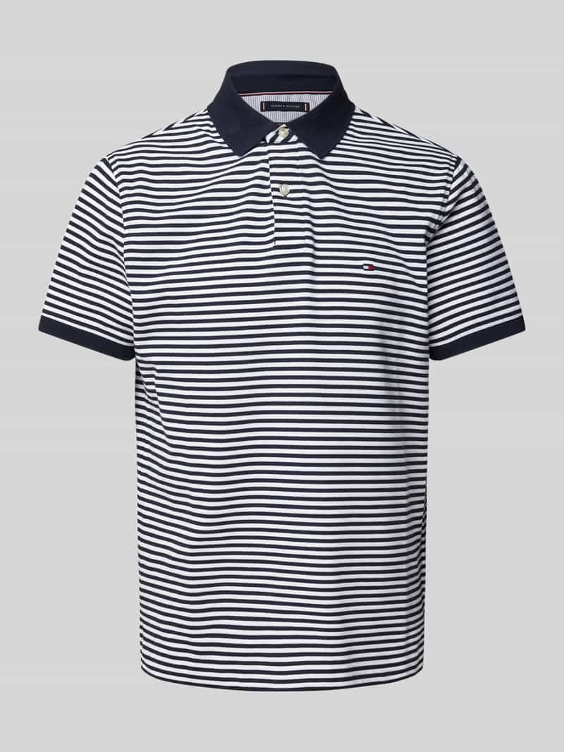 Tommy hilfiger Rechte polo in stretch piquétricot
