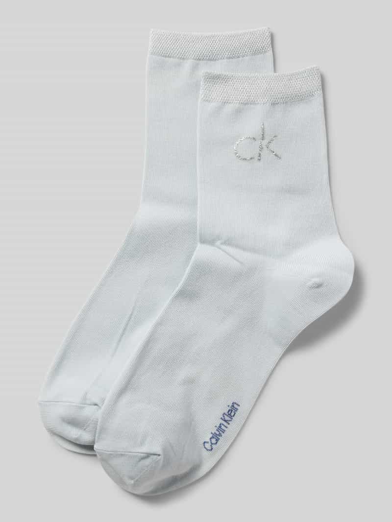 CK Calvin Klein Sokken met labelprint in een set van 2 paar