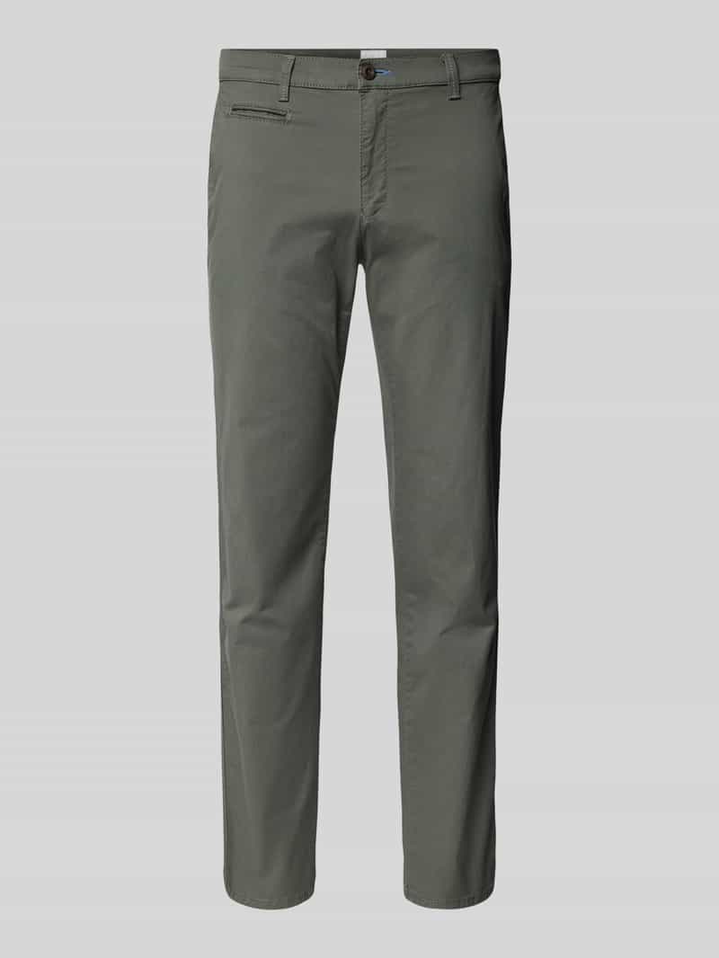 BRAX Regular fit chino met paspelzak model 'FABIO'