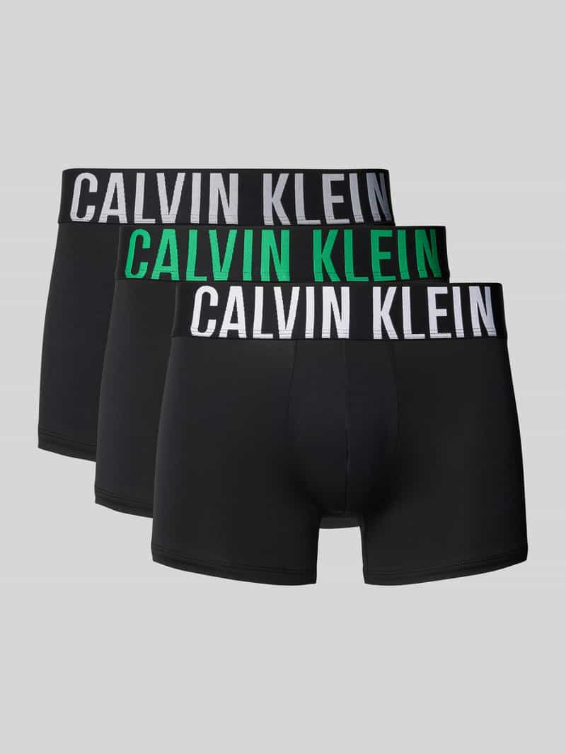 Calvin Klein Underwear Boxershort met band met label in een set van 3 stuks