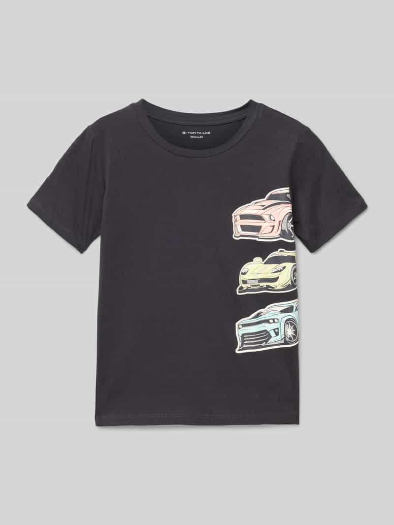 Tom Tailor Regular fit T-shirt met motiefprint