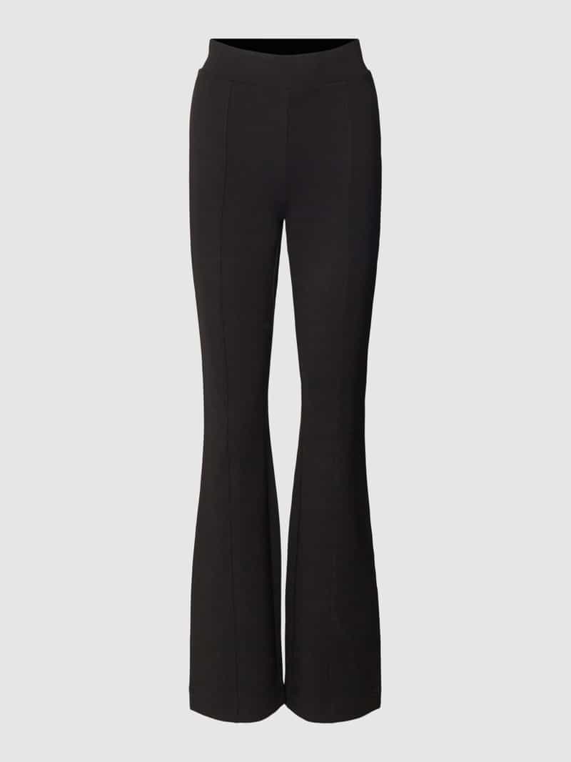 Gina Tricot Flared cut stoffen broek met deelnaden model 'LUNA'