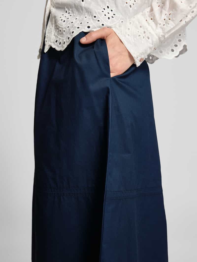 Christian Berg Woman Midirok met elastische band en steekzakken