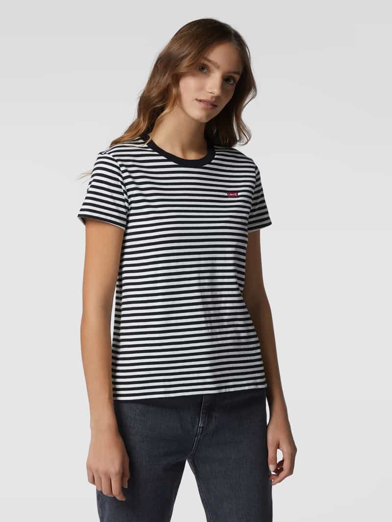 T-shirt van katoen met streepmotief Levi's®