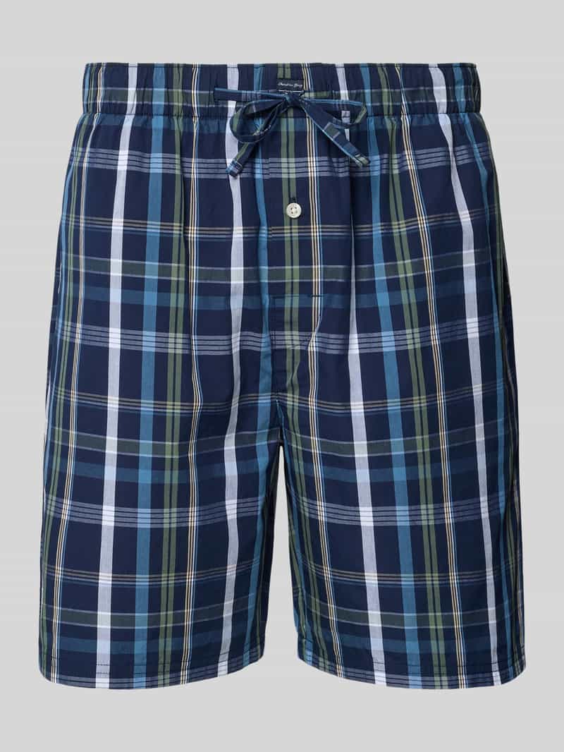 regular fit korte pyjamabroek met logopatch
