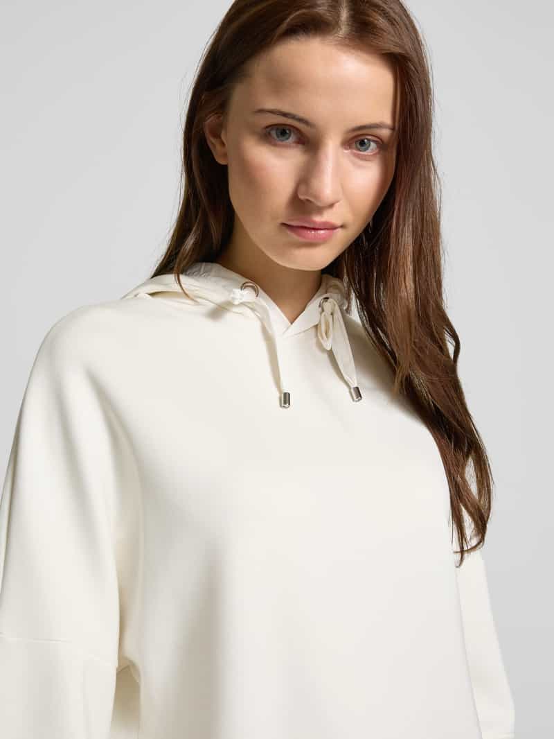 Tom Tailor Korte hoodie in scuba met3 4-mouwen