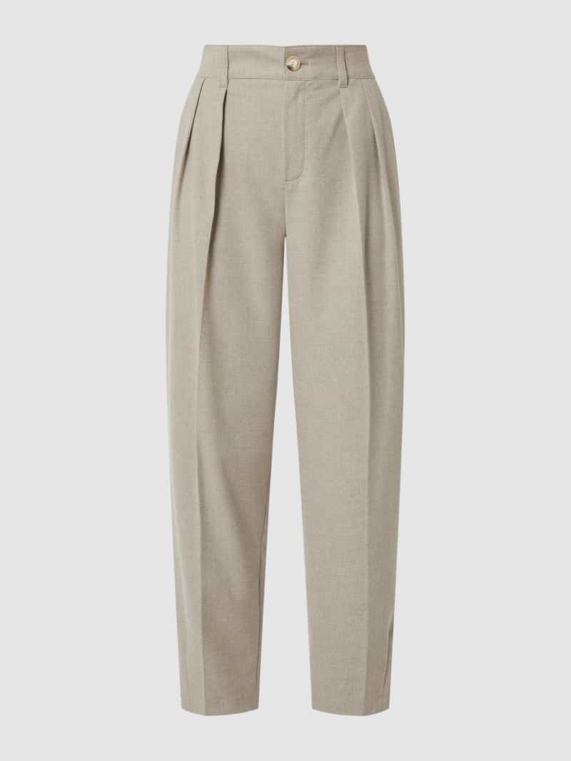 Oui Bandplooibroek met viscose