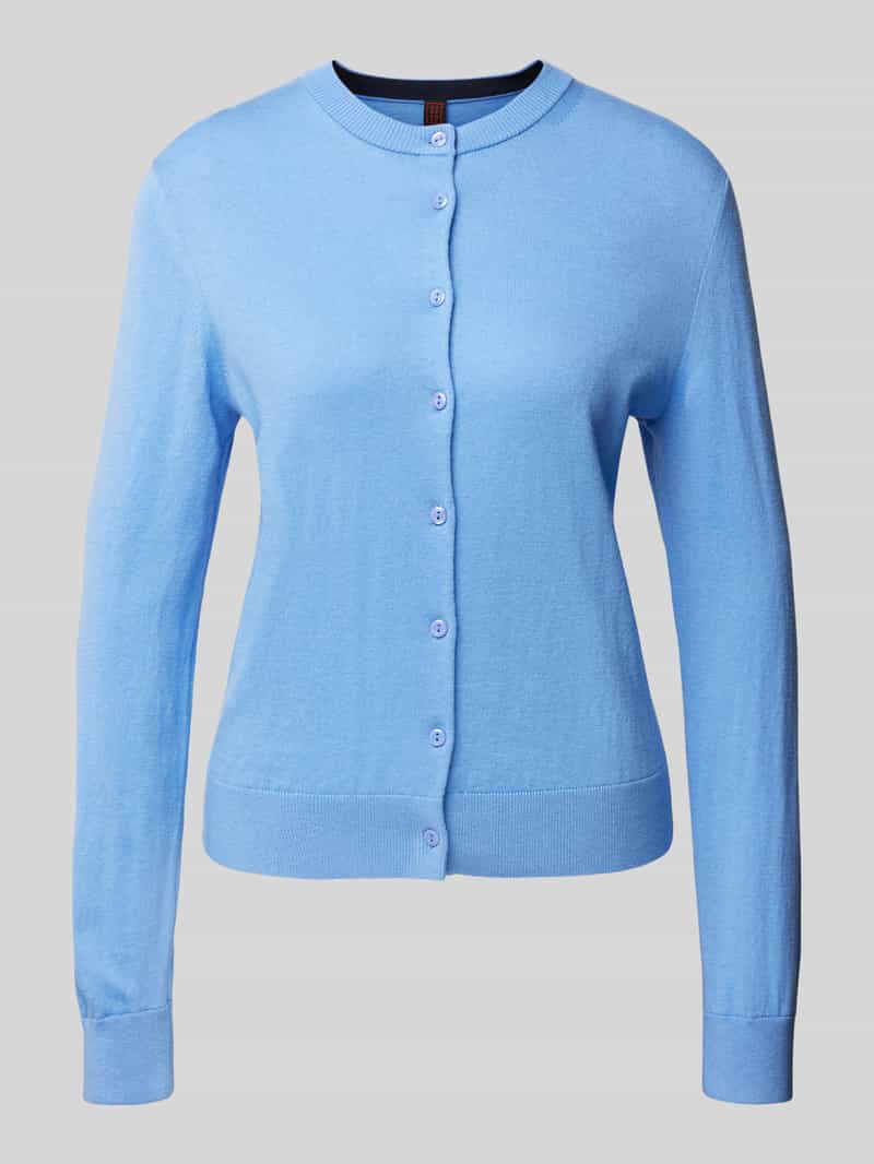 Stefanel Cardigan met wol en ronde hals