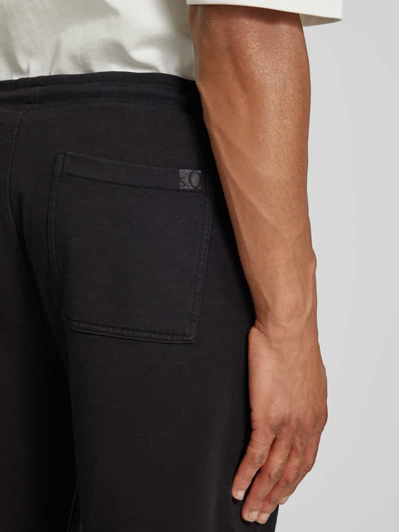 s.Oliver RED LABEL Regular fit bermuda in gemêleerde look