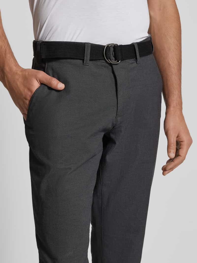 MCNEAL Stoffen broek met Franse steekzakken model 'JOHN'