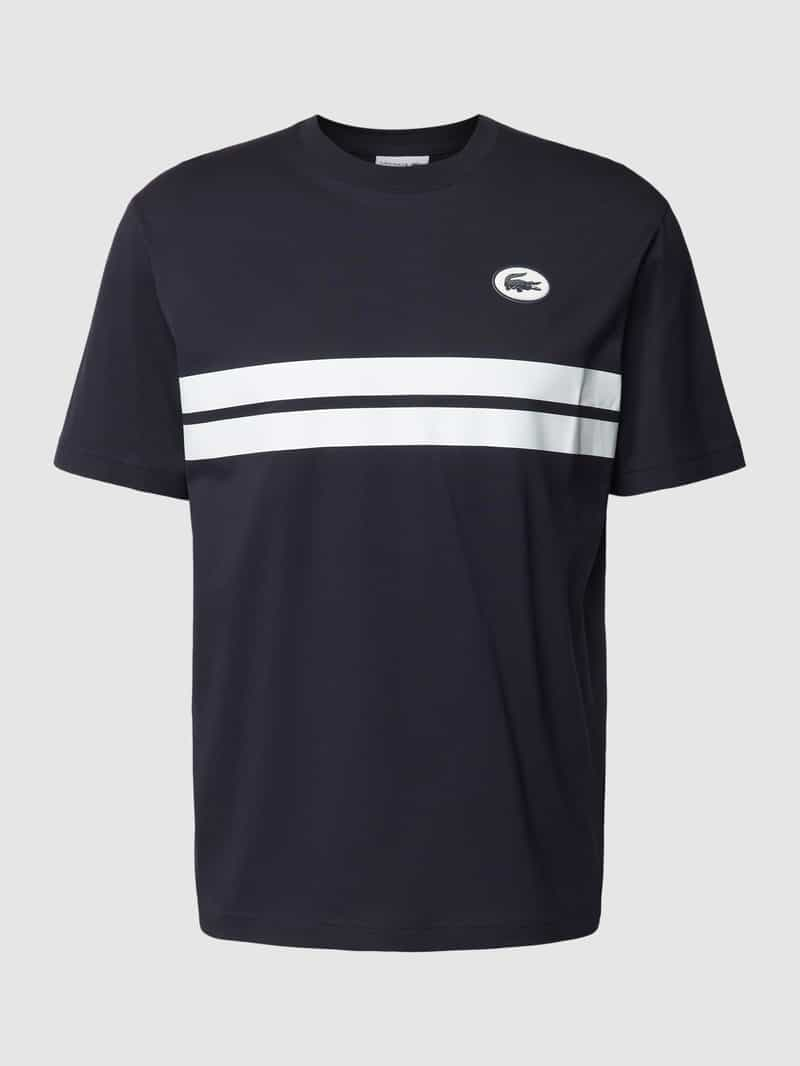 Lacoste T-shirt met labelstitching