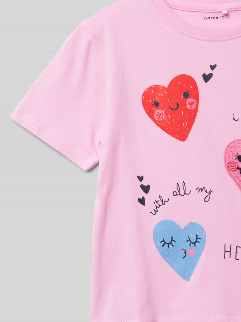 name it T-shirt met labeldetail model 'DITTO'