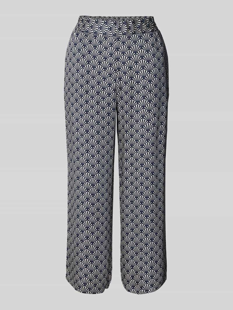 milano italy Straight leg stoffen broek met verkort model