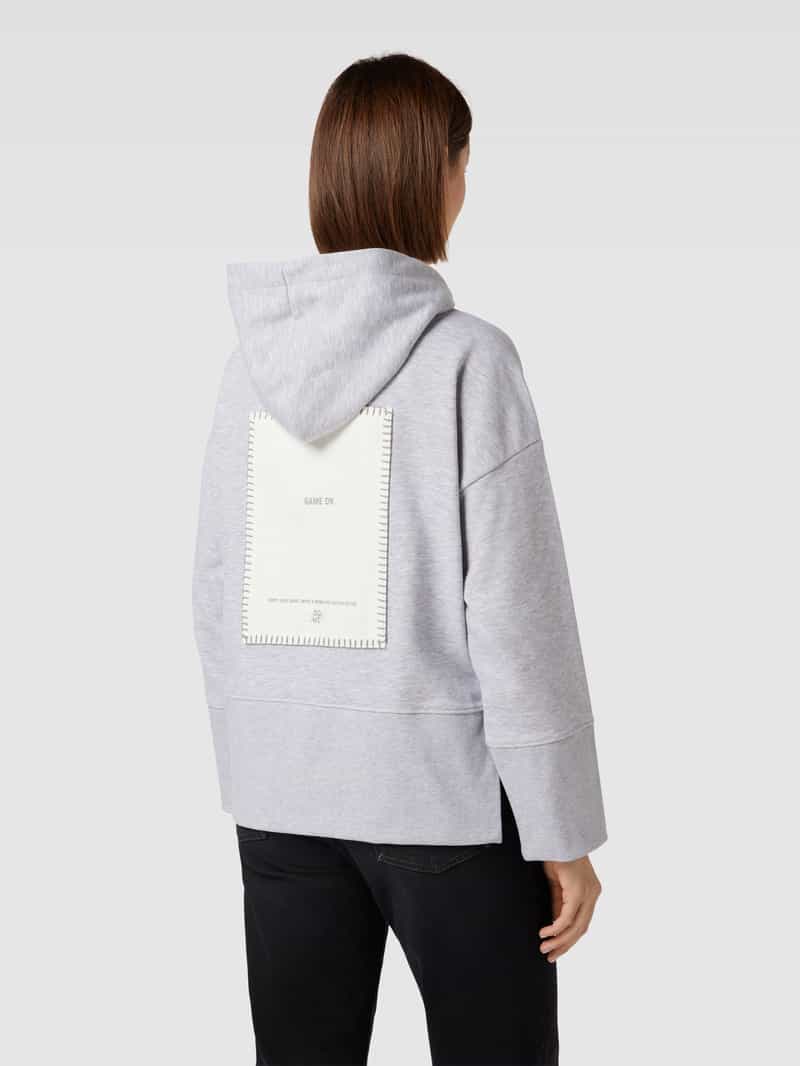 Hoodie met statementstitching, model 'Play' Smith and Soul