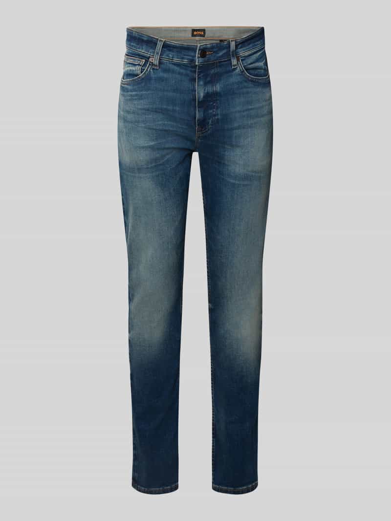 Boss Orange Slim fit jeans van katoenmix model 'DELAWARE'