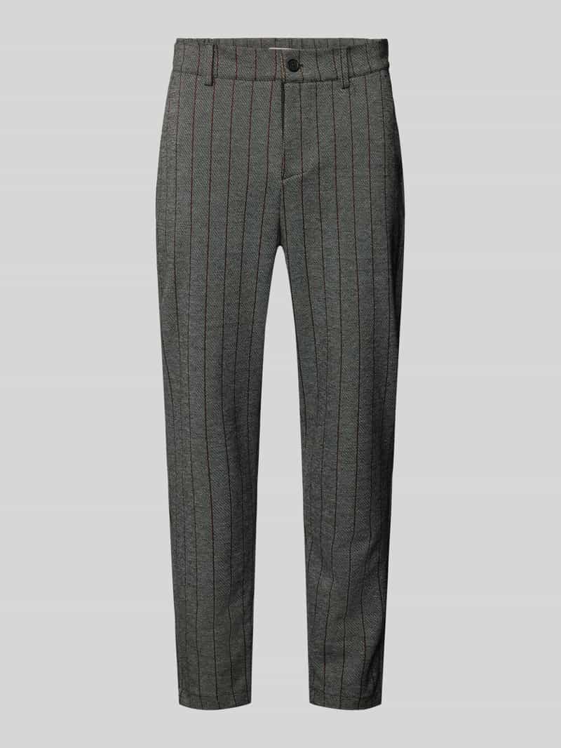 Only & Sons Tapered fit stoffen broek met labeldetail model 'KODYL'