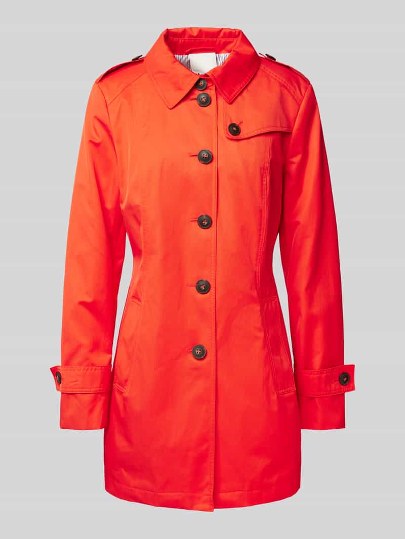 Fuchs Schmitt Trenchcoat met strookzakken