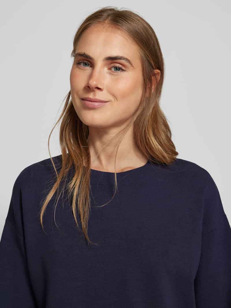 Weekend Max Mara Kort gebreid shirt met ronde hals model 'AMATO'