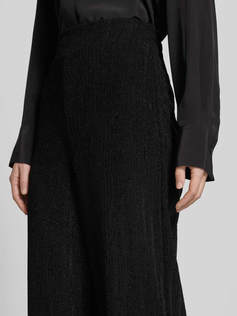 Ichi Flared stoffen broek met effectgaren model 'NAREEN'