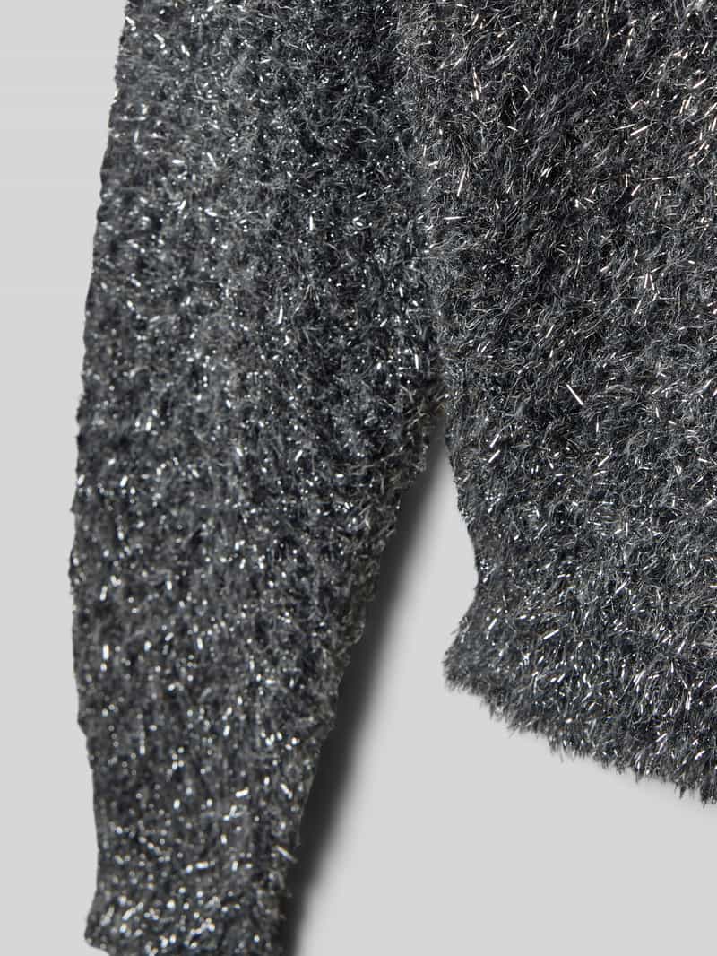 Only Regular fit gebreide pullover met glitterlook model 'PIUMO GLITTER'